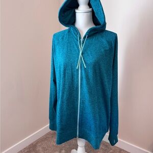 LL BeanTeal Zip-Up Hoodie